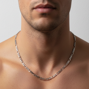 Silver Link 925 Sterling Silver Men's Chain 18 Inch